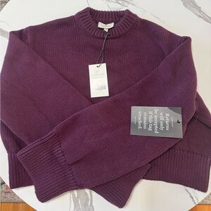 Tuckernuck Rich Plum Crew Neck Sweater